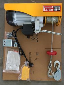 Mini điện trên không cần cẩu nâng với điều khiển từ xa Điều kiện Mới dây kim loại cáp Palăng dây dây Sling loại - Product Image 3