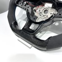 Volante Deportivo de Fibra de Carbono Negro, Enchufar y Usar, para Volkswagen MK7 MK6 MK5 Golf R GTI GTS GTD GTI Golf 7
