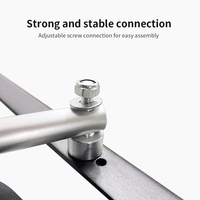 Accessoire de lit pliant moderne pour chambre à coucher, avec ressort à gaz hydraulique, charnières de support de rangement et mécanisme de levage