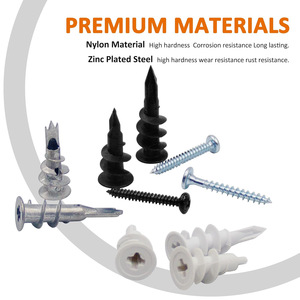 Drywall Anchors And Screws Kit 250pcs Metric Hammer Drive Anchors For Gypsum Board General Industry Use - Product Image 3