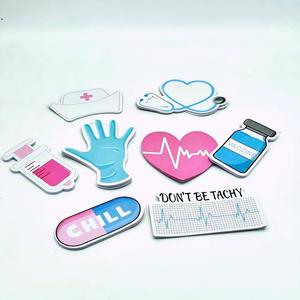 Bloc de Notas Adhesivas Creativas con Diseño Médico, Temática Farmacológica, Pequeñas Notas Adhesivas para Enfermeras - Product Image 3