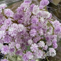 Bunga Gypsophila Putih Real Touch Tangkai Panjang, Bunga Baby Breath Artificial untuk Dekorasi Toko dan Pernikahan