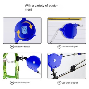 Corda Telescopica in Acciaio per Pesca, Protezione Canna da Pesca, Corda Anticaduta Automatica Retrattile, Elastico per Rilascio Canna da Pesca - Product Image 4