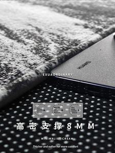 Alfombra para Sala <span class=keywords><strong>de</strong></span> Estar 2025, Nueva, Gris Claro, <span class=keywords><strong>de</strong></span> Lujo, <span class=keywords><strong>de</strong></span> Alta Gama, para Dormitorio, Tejida a Máquina, Lavable, Impermeable, para Mesa <span class=keywords><strong>de</strong></span> Centro - Product Image 5