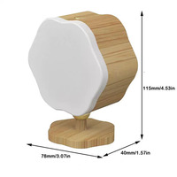Lampe murale LED rechargeable magnétique réglable à 360 ° Veilleuse créative avec capteur de mouvement pour salle de bain chambre escalier chevet