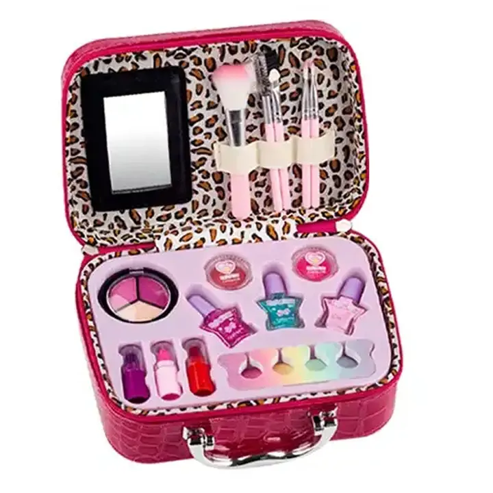 Wasbare Echte Make-Up Set Meisje Thema Make-Up Voor Prinses Peuter Kinderen Make-Up Kit | Mooie Dingen Voor Meisjes
