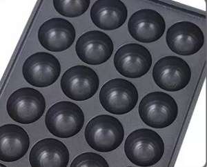 Stufa commerciale a <span class=keywords><strong>3</strong></span> piastre per riscaldamento elettrico in acciaio inossidabile per polpette di pesce nuova condizione macchina per palline di polpo facile da usare - Product Image 4