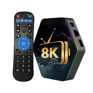 กล่องแอนดรอยด์สตรีมมิ่งคุณภาพสูง 8K พรีเมียม ควอดคอร์ STB ขายดีในฝรั่งเศส สหราชอาณาจักร ยุโรป - Product Image 1