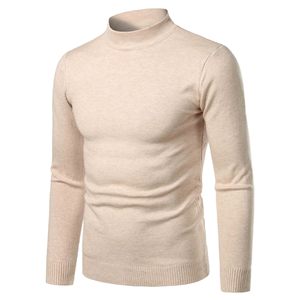Conception personnalisée tricoté solide pull-over pull pour hommes de grande taille à manches longues pull en coton <span class=keywords><strong>logo</strong></span> imprimé OEM ODM vêtements de rue pour homme - Product Image 3