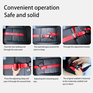 Regolatore Cintura di Sicurezza per Gravidanza, Clip per Cintura <span class=keywords><strong>Auto</strong></span> Sicura per la Pancia, Cinghia Prenatale per <span class=keywords><strong>Auto</strong></span> per 1°, 2° e 3° Trimestre - Product Image 6