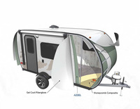 Nouvelle conception 2023 : Camper tout-terrain 4 places, camping-car, caravane, fourgonnette pour expéditions, fabriqué en Chine pour le camping