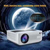 Projecteur intelligent Android X1 PRO le plus récent, décodage OEM ODM pris en charge, projecteur LCD pour la maison et le bureau, LED gris