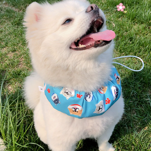 Collier Bandana rafraîchissant pour chien avec packs de glace recyclables Collier ajustable pour chien de compagnie Collier de refroidissement pour chien Echarpe de cou Cooler Wrap pour chiens - Product Image 3