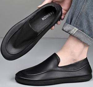 Zapatos de Vestir para Hombre UP-6726r, Estilo Formal, de Cuero PU, Suela Suave, Sin Cordones, para Conducir en Verano - Product Image 4