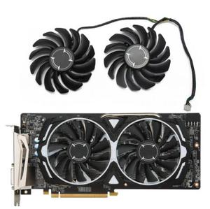 พัดลมการ์ดจอ PLD09210S12HH T129215SU,พัดลมระบายความร้อนสำหรับ GIGABYTE GTX 1050 1060 1070 Ti GV-RX570 <span class=keywords><strong>580</strong></span> AORUS RX 470 480 <span class=keywords><strong>R9</strong></span> 380X - Product Image 4