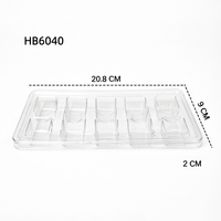 Boîte de présentation transparente en plastique avec couvercle pour biscuits, pâtisseries élégantes, muffins et produits de boulangerie