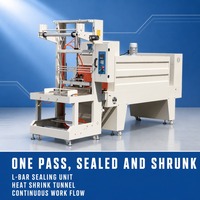 Équipement de scellage à bande, scelleuse de film rétractable semi-automatique, machine d'emballage thermorétractable à bande