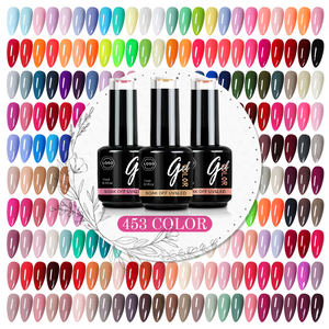 เจลยูวี CX Beauty แบบแข็ง 453 สี เจลสีพื้น เจลสีกลิตเตอร์ 15 มล. ยาทาเล็บ - Product Image 4