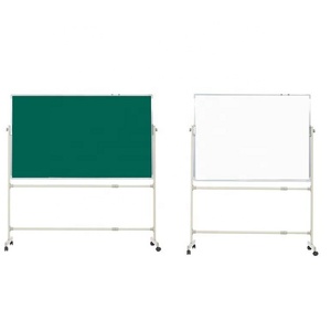 Tableau blanc mobile magnétique double face, extensible et mobile, avec roulettes, en promotion - Product Image 2