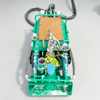 Robot de dragage anti-corrosion sur chenilles en acier inoxydable pour l'élimination des déchets aquacoles