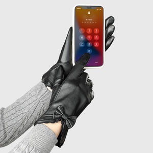 <span class=keywords><strong>Guanti</strong></span> Sexy da Donna Sottili alla Moda per Feste in Pelle - Product Image 5