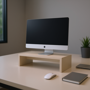 Soporte para Portátil en Melamina y Tablero de Partículas, Soporte de Escritorio Resistente para Monitor, para Uso en Oficina - Product Image 2