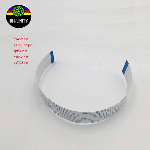 Printhead Cable 21 29 30 31 35 Pin for Epson DX4 DX5 DX7 TX800 XP600 Eco Solvent Printer