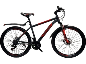 Vente en gros 24/26 vélo de montagne léger 21 vitesses cadre en acier vélo de montagne à suspension complète pour adulte - Product Image 4