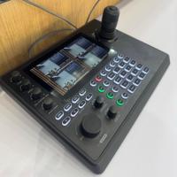 Controlador de Pantalla Táctil de 4 Secciones 4K HD-MI, Controlador de Joystick PTZ 4D Multivista para Transmisión en Vivo con Múltiples Cámaras