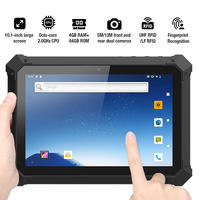 Tablette médicale robuste 10,1 pouces Android 12 IP65 avec lecteur de codes-barres pour les soins de santé