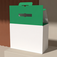 Emballage rigide personnalisé en matériaux recyclés avec gaufrage pour l'expédition de fruits et légumes, boîte cadeau