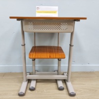 Meubles scolaires en gros d'usine, banc simple, ensemble de bureau et de chaise pour étudiants, table de lecture, mobilier éducatif