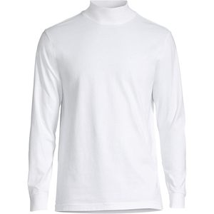 Camisa de cuello alto simulado de mezcla de algodón Super T para hombre de FOXA, manga regular, grosor estándar - Product Image 4
