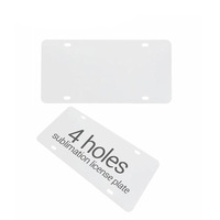 Plaques vierges pour sublimation, panneaux décoratifs en métal aluminium, décorations de bar, panneaux muraux, cadres de plaque d'immatriculation de voiture