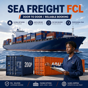 Servicio de Transporte Marítimo FCL Puerta a Puerta de China a EE. UU. y Reino Unido, Contenedor 20GP 40HQ, Servicio de Logística con Soporte 24/7 - Product Image 1