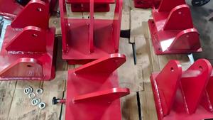 ล้อเลื่อนหมุนได้ขนาด 10 ตัน 300 มม. พร้อมโพลียูรีเทนและเหล็ก สำหรับงานหนักพิเศษ เหมาะสำหรับเครื่องจักรเหมืองแร่ รถขนส่งอัตโนมัติพลังงานลม และการต่อเรือ - Product Image 4