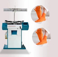 Vente directe d'usine Machine à chaussettes à cinq doigts pour ordinateur tactile 10G entièrement intelligente pour la fabrication de gants