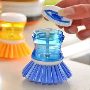 QY New Home Kitchen <strong>Washing</strong> Utensils Pot Dish <strong>Brush</strong> With <strong>Washing</strong> <strong>up</strong> Liquid Soap Dispenser Wash Pot <strong>Brush</strong> Kitchen Accessories - Product Image 2