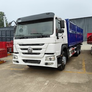 รถบรรทุกสินค้าซิโนทรัค HOWO 10 ล้อ 6x4 20 ตัน แบบมีรั้วข้าง ขาย - Product Image 1