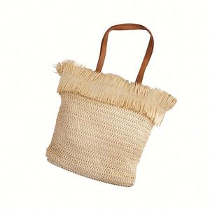 Bolsos de Playa de Rafia y Paja Personalizados al por Mayor para Mujer - Product Image 1