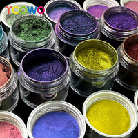 Pigment caméléon de haute qualité TCOWO avec changement de couleur dépendant de l'angle |   Poudre à ongles chromée, résistante aux intempéries pour le revêtement des véhicules