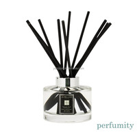 Bouteille de diffuseur d'huiles essentielles d'aromathérapie de luxe personnalisée 100 ml 150 ml 200 ml Bouteille de diffuseur de parfum en verre ambré vide avec bâtonnets