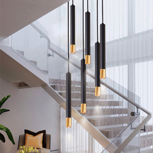 โคมไฟระย้าหลอดยาว LED หรี่แสงได้สำหรับห้องครัวเกาะและห้องนั่งเล่นสำหรับห้องครัวเกาะห้องครัว - Product Image 3