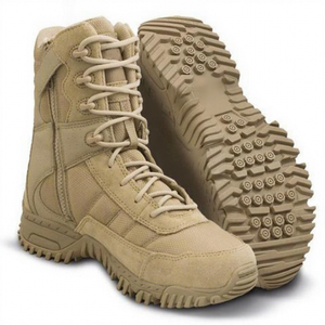 Definite Outdoor Sports Tactical <b>Boots</b> TSB204 Leather Men Black Ankle Outdoor Non Slip <b>Hiking</b> Shoes All Seasons Wearable - Product Image 5
