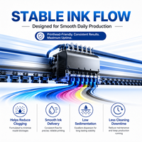 Inhaosin Eco Solvente para CN-ECO-103 1L CMYK para Impresión de Etiquetas y Pegatinas de Advertencia para Equipos I3200/I1600/XP600/DX5/DX7