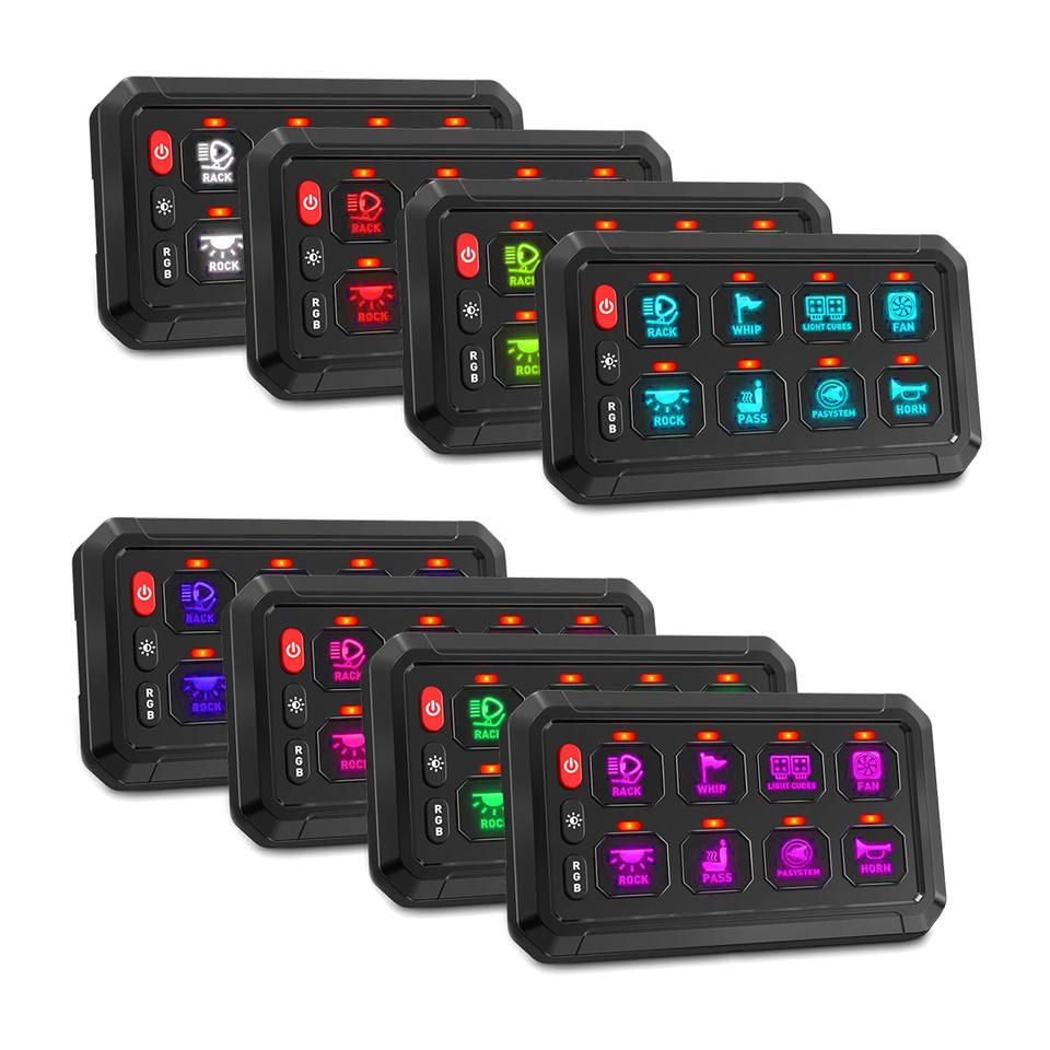 Factory Outlet Waterproof Circuit Control Box 12 Volt Switch Panel RGB ...