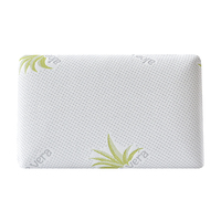 Oreiller en mousse à mémoire de forme respirant OEKO-TEX à l'aloe vera, soutien du cou, rebond lent, oreiller orthopédique pour adultes, maison, hôtel
