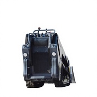 Chargeuse compacte sur chenilles avec moteur diesel Kubota, pompe et engrenages pour l'agriculture et la construction