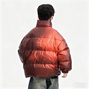 <span class=keywords><strong>Veste</strong></span> coupe-vent thermochromique légère pour garçons LEDUO - Réactive à la chaleur, réactive à l'eau, écologique, changeant de couleur - Product Image 2