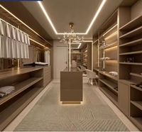 Armoire de rangement moderne d'usine, placard individuel, meuble de chambre à coucher, armoire sur mesure à finition laquée haute brillance
